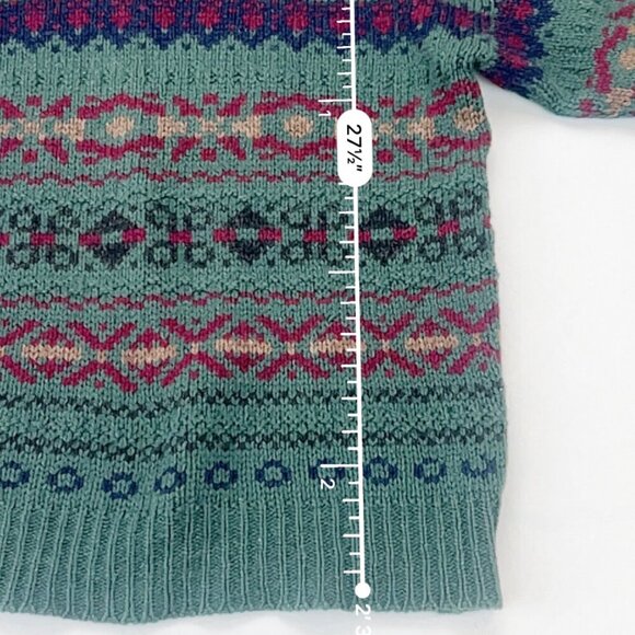 Vintage Craftcentre Cymru Gwynedd Wales Sweater Men's Pure Wool Sweater Size L - Picture 10 of 10